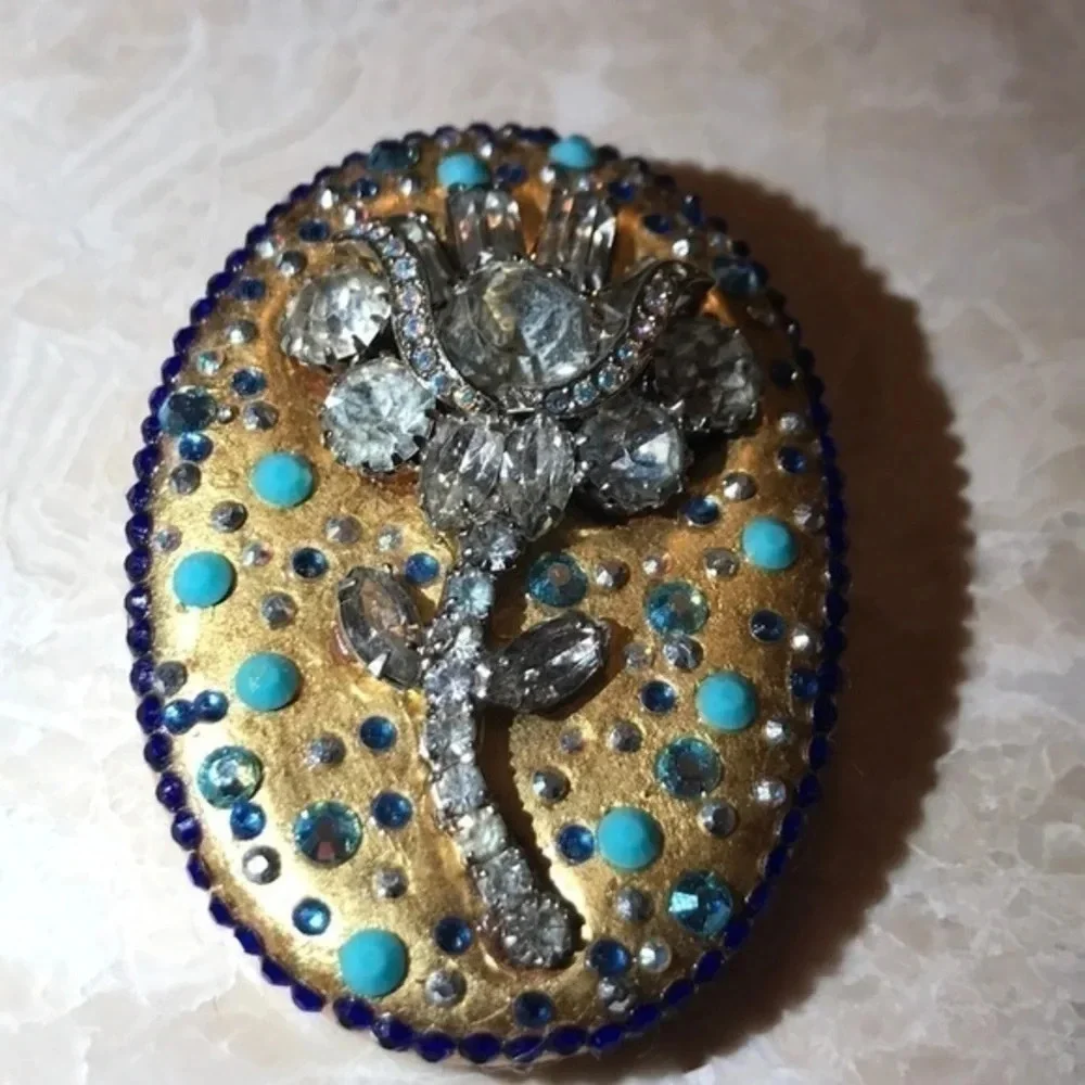 HOLMAN III art hand made‎ vintage pin​​